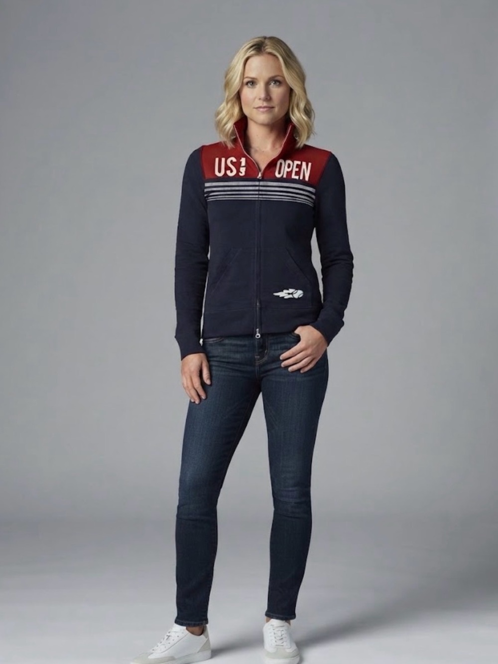 Vintage US Open Jacket- Navy and Red